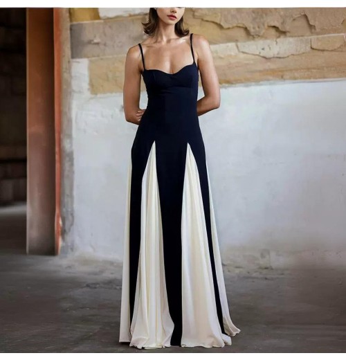 Best Selling Knitted Sleeveless Halter Women's Clothing Formal Elegant Maxi Evening Party Women Dresses Best Selling Knitted Sleeveless Halter Women's Clothing Formal Elegant Maxi Evening Party Women Dresses