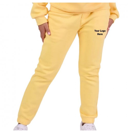 Custom Logo women's pants & trousers Sportswear workout gym stacked sweat pants plus size casual joggers pants for women Custom Logo women's pants & trousers Sportswear workout gym stacked sweat pants plus size casual joggers pants for women