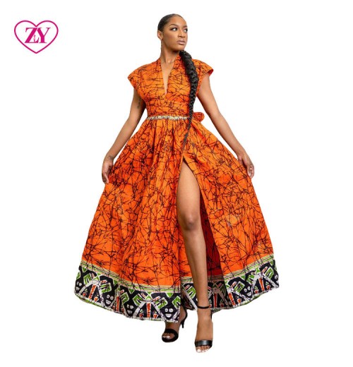 Summer Fashion Dresses Ankara Print Women Infinity Casual Dress African Clothing Summer Fashion Dresses Ankara Print Women Infinity Casual Dress African Clothing