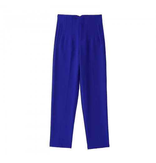 32 colorway ankle length solid color zipper fly casual fashion women's pants trousers 32 colorway ankle length solid color zipper fly casual fashion women's pants trousers