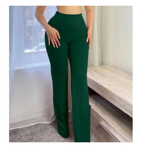 Elegant Summer Cotton Print Pants for Ladies - Waist Logo Waistband, Elastic Decoration in Vintage Style, XL Size Elegant Summer Cotton Print Pants for Ladies - Waist Logo Waistband, Elastic Decoration in Vintage Style, XL Size