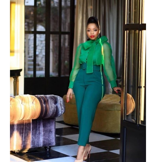 Spring Summer High Waist Pencil Pants Slim Belted Trousers Office Lady Women's Trousers Fall Elegant Women's Pants Trousers Spring Summer High Waist Pencil Pants Slim Belted Trousers Office Lady Women's Trousers Fall Elegant Women's Pants Trousers