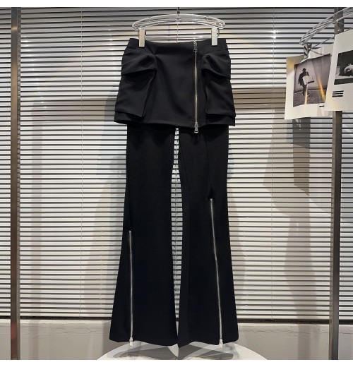 OUDINA Wholesale Clothing High Waist Loose Casual Ninth Women's Pants & Trousers Wide Leg Pants Women OUDINA Wholesale Clothing High Waist Loose Casual Ninth Women's Pants & Trousers Wide Leg Pants Women