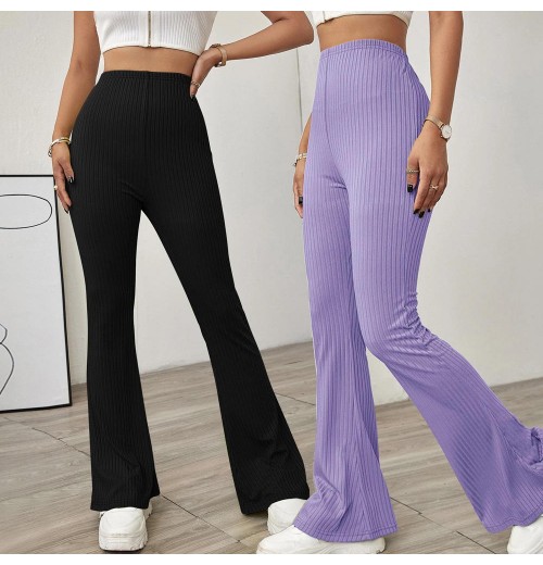 Cotton Loose Fit Women's XL Flared Wide Leg Casual Lounge Pants Cotton Loose Fit Women's XL Flared Wide Leg Casual Lounge Pants