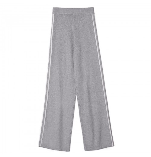2025 Women's Autumn Winter Soft High Quality Casual Wide Leg Wool Blend Computer Knitted Full Needle Sweater Pants 2025 Women's Autumn Winter Soft High Quality Casual Wide Leg Wool Blend Computer Knitted Full Needle Sweater Pants